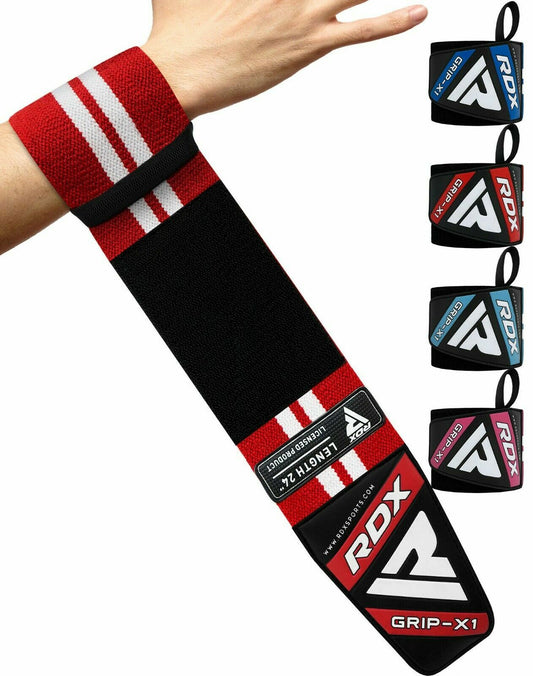 RDX Wrist Wraps Weight Lifting Straps Gym Workout Powerlifting Bodybuilding