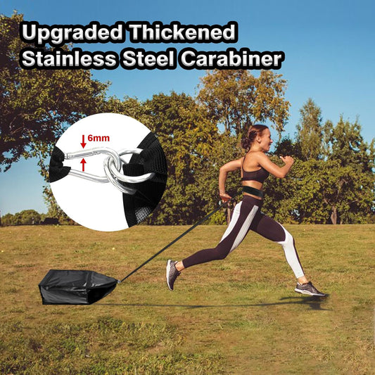 Adjustable Weight Sled Trainer with Sandbags for Speed Training Indoor/Outdoor