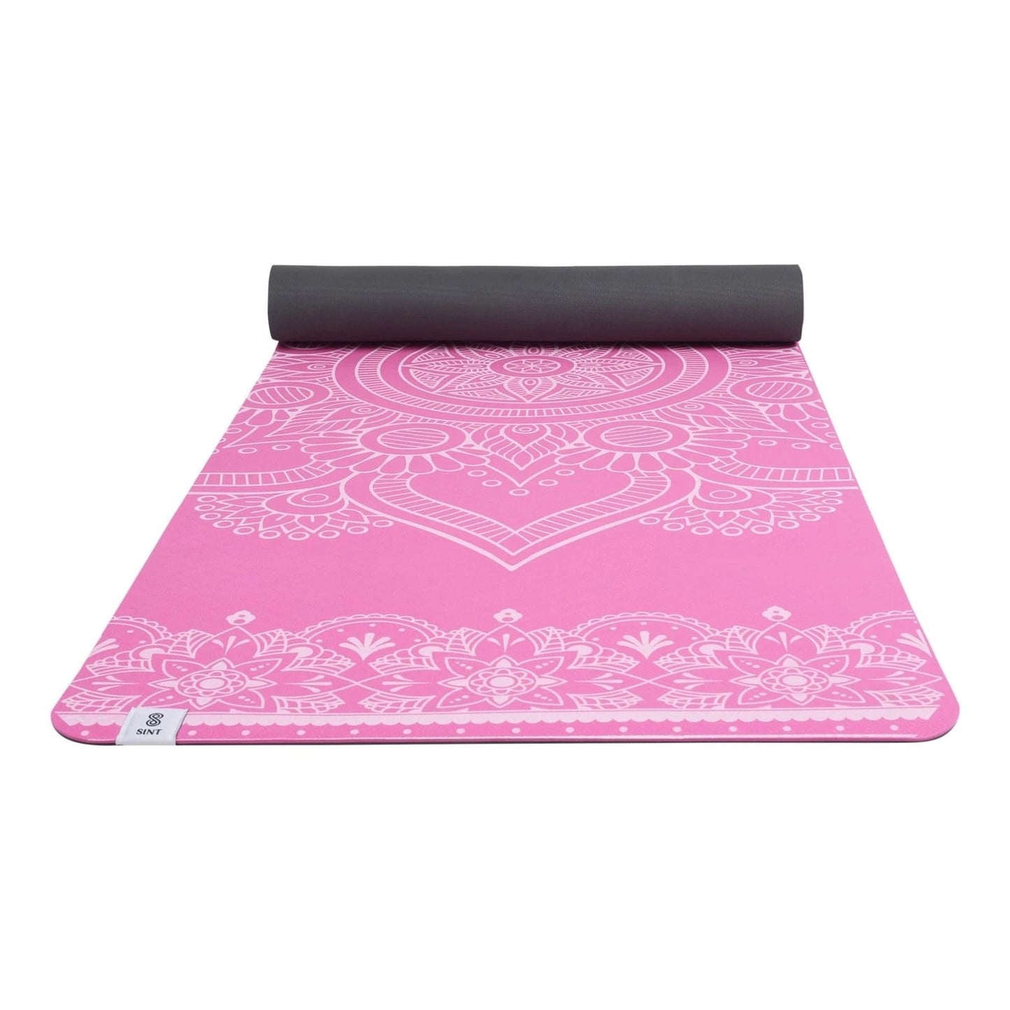 SINT Premium Print Reversible Non Slip Yoga Workouts Mat with Free Tote Bag