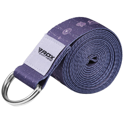RDX Yoga Strap 8Ft D-Ring Buckle Stretching Pilates Flexibility Gym Workout