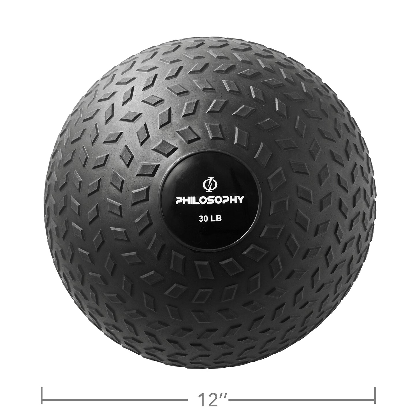Slam Ball, 10-40 LB - Weighted Medicine Fitness Ball with Easy Grip Tread