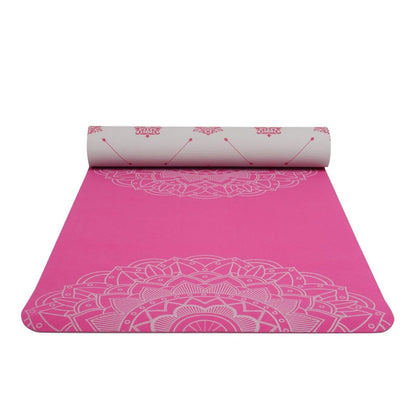 SINT Premium Print Reversible Non Slip Yoga Workouts Mat with Free Tote Bag