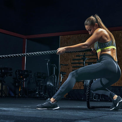 Heavy Jump Ropes for Fitness, Weighted Adult Skipping Rope Exercise Battle Ropes