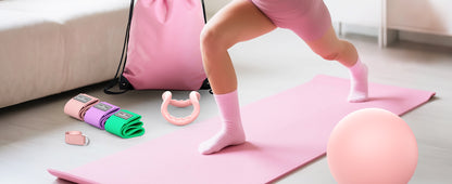 Pilates Ring Set for Women, Home Workout Pilates Equipment with Resistance