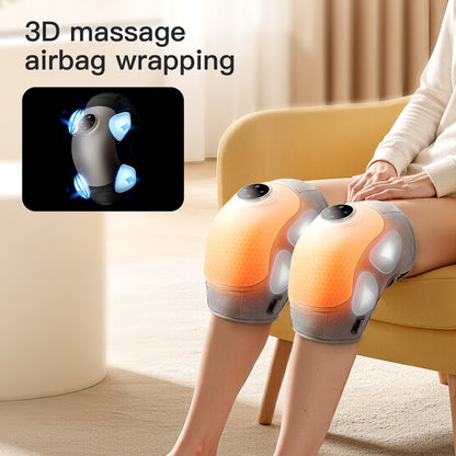Heated Knee Pad Massager Warm Therapy Brace for Arthritis Joint Pain Care