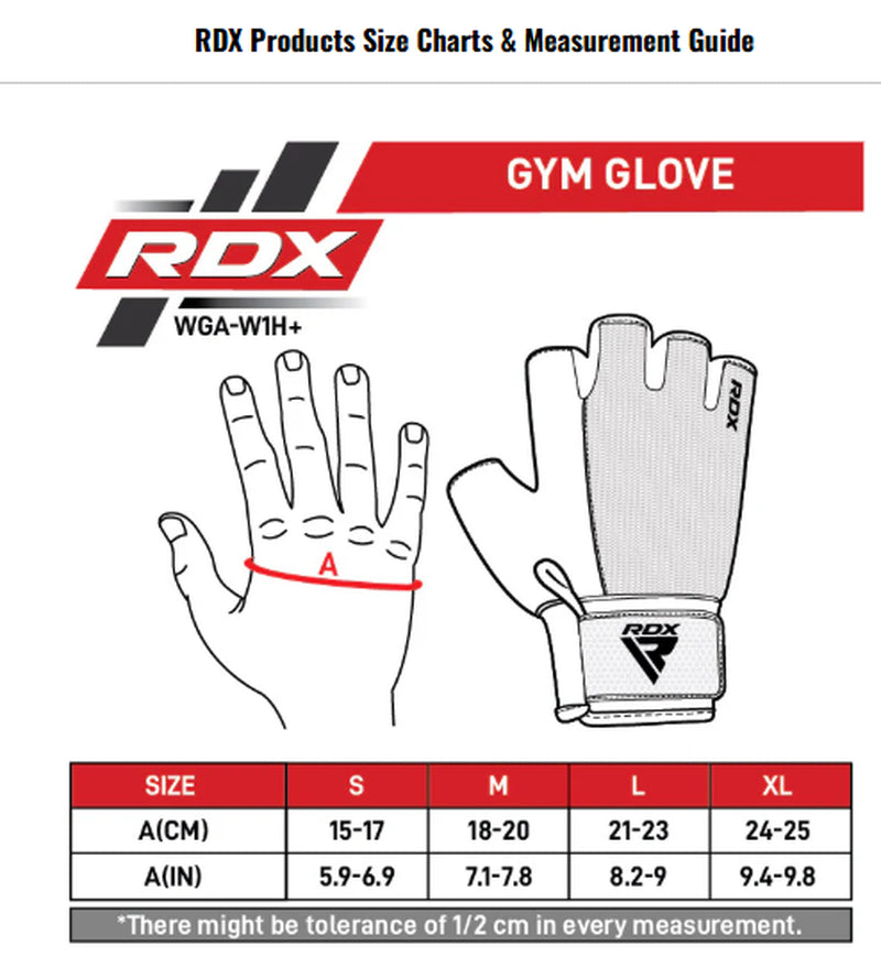 Weight Lifting Gloves by RDX, Fitness Gym Gloves for Workout, Strength Training