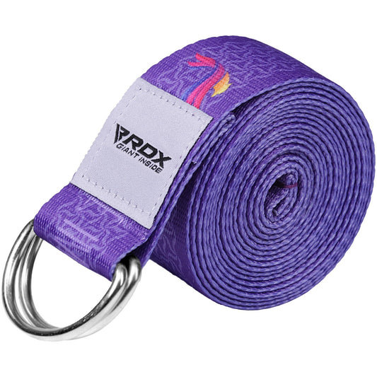 RDX Yoga Strap 8Ft D-Ring Buckle Stretching Pilates Flexibility Gym Workout