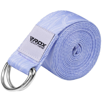 RDX Yoga Strap 8Ft D-Ring Buckle Stretching Pilates Flexibility Gym Workout