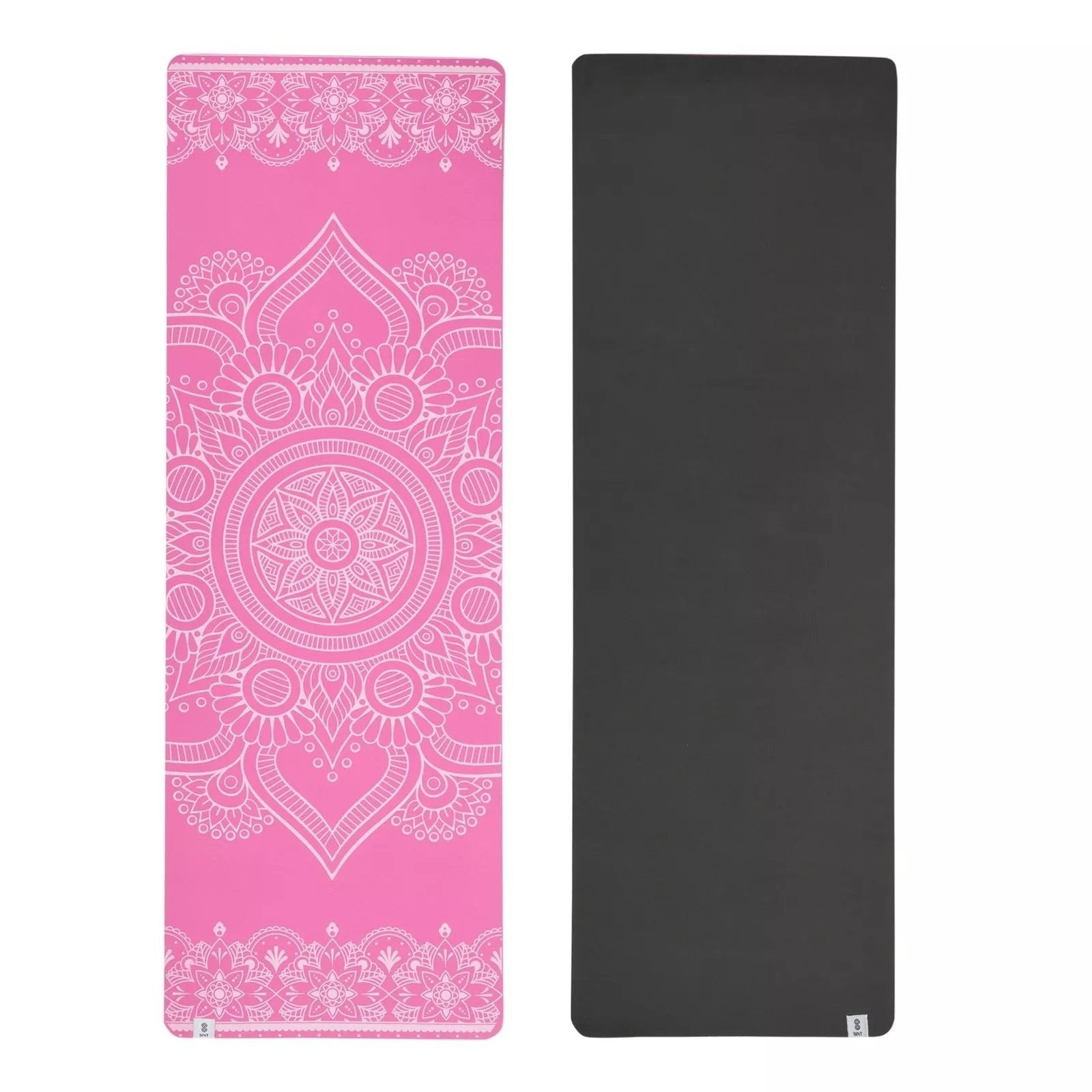 SINT Premium Print Reversible Non Slip Yoga Workouts Mat with Free Tote Bag