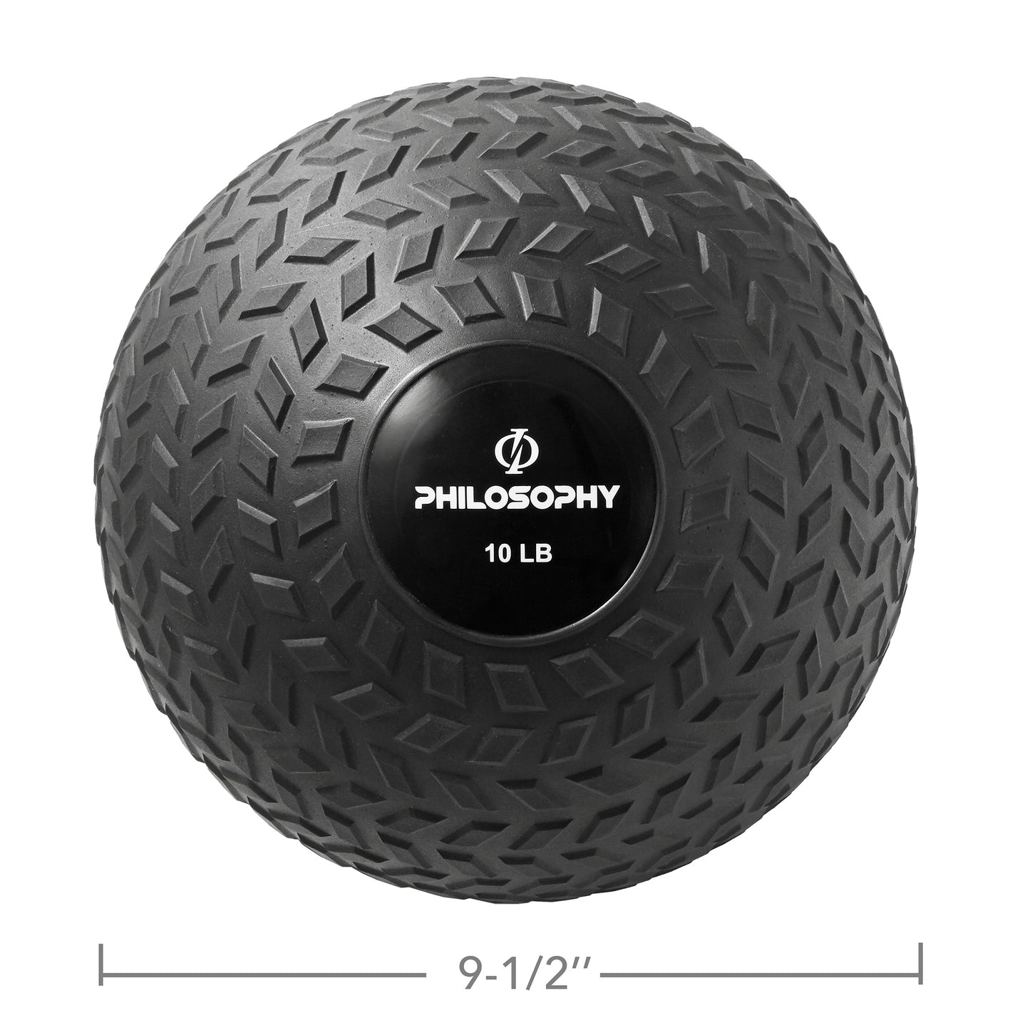 Slam Ball, 10-40 LB - Weighted Medicine Fitness Ball with Easy Grip Tread