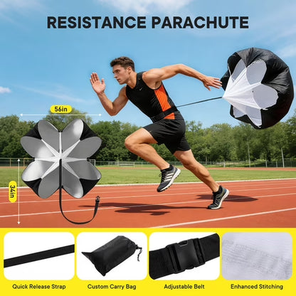 Gianna Agility Ladder Training Set with Speed Parachute, Hurdles, Cones, Jump Ro
