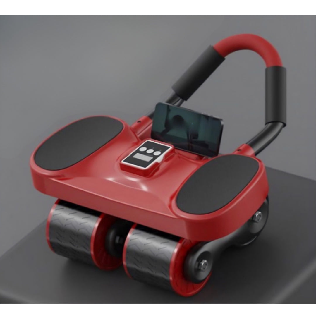 Ab Roller Wheel Home Core Exercise Ab Machine, Counting Ab Wheel Roller + Mat