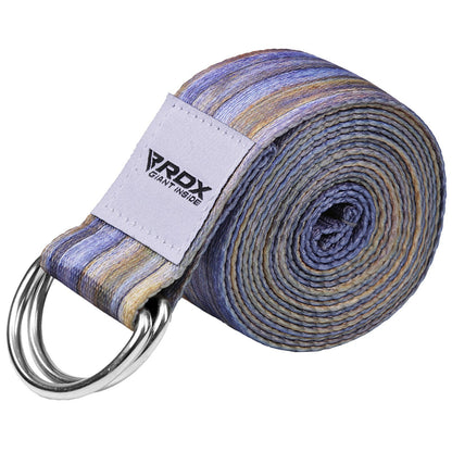 RDX Yoga Strap 8Ft D-Ring Buckle Stretching Pilates Flexibility Gym Workout