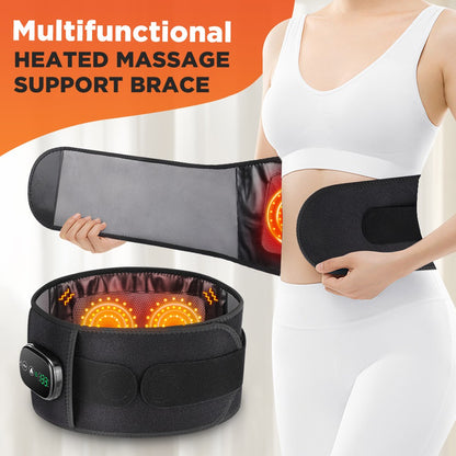 Red Light Therapy Belt Cordless 5000Mah Infrared Waist Wrap Vibration Back Pain