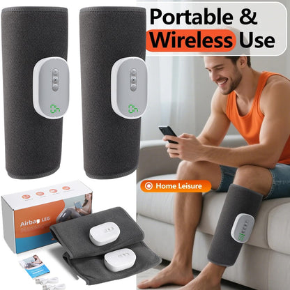 4 Modes Leg Massager Cordless Calf Air Compression Massager for Relief Pain