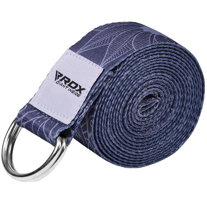 RDX Yoga Strap 8Ft D-Ring Buckle Stretching Pilates Flexibility Gym Workout
