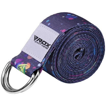 RDX Yoga Strap 8Ft D-Ring Buckle Stretching Pilates Flexibility Gym Workout