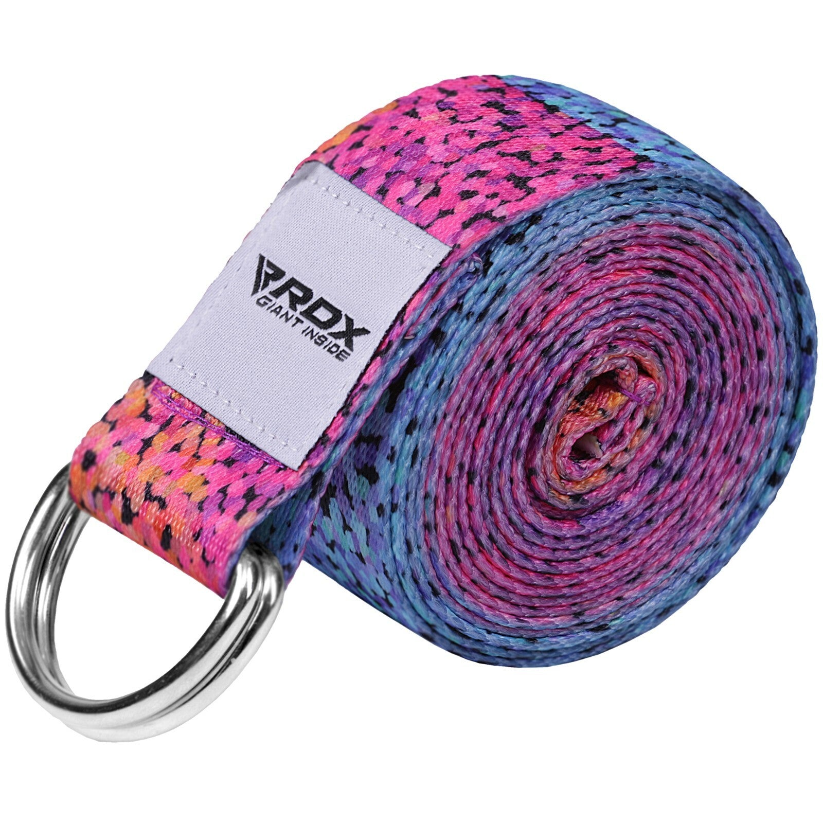 RDX Yoga Strap 8Ft D-Ring Buckle Stretching Pilates Flexibility Gym Workout