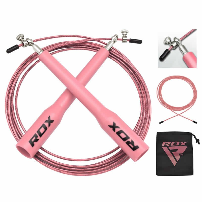 RDX Adjustable Steel Skipping Rope for Speed, Fitness, MMA, Boxing & Workout