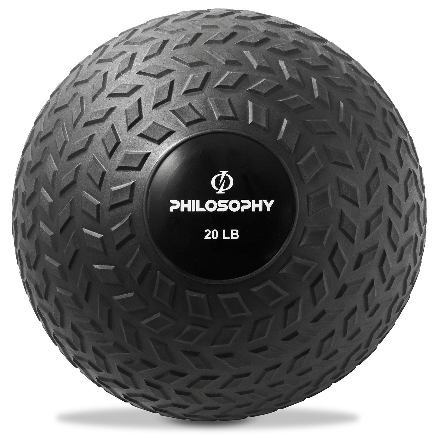 Slam Ball, 10-40 LB - Weighted Medicine Fitness Ball with Easy Grip Tread
