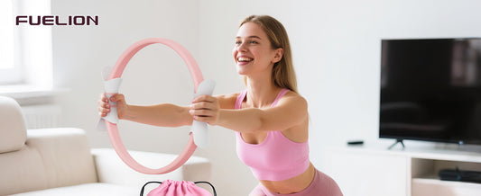 Pilates Ring Set for Women, Home Workout Pilates Equipment with Resistance