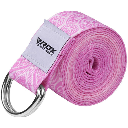 RDX Yoga Strap 8Ft D-Ring Buckle Stretching Pilates Flexibility Gym Workout