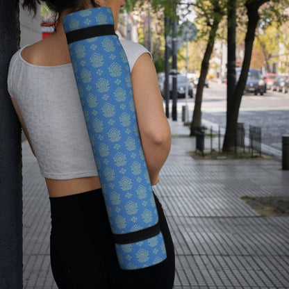 SINT Premium Print Reversible Non Slip Yoga Workouts Mat with Free Tote Bag