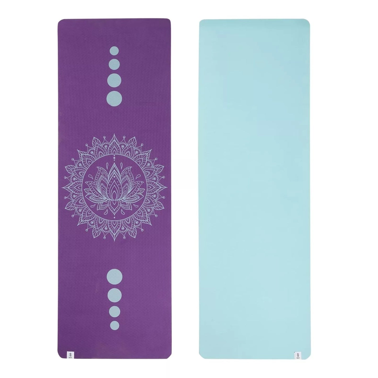 SINT Premium Print Reversible Non Slip Yoga Workouts Mat with Free Tote Bag