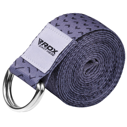 RDX Yoga Strap 8Ft D-Ring Buckle Stretching Pilates Flexibility Gym Workout