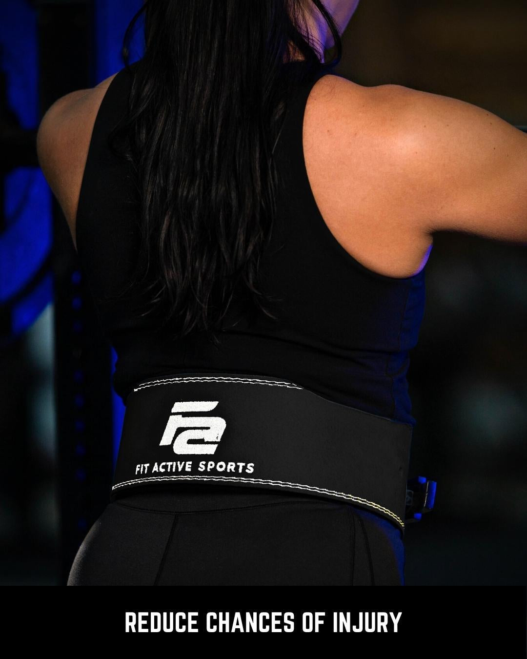 Fit Active Sports Weight Lifting Lever Belt