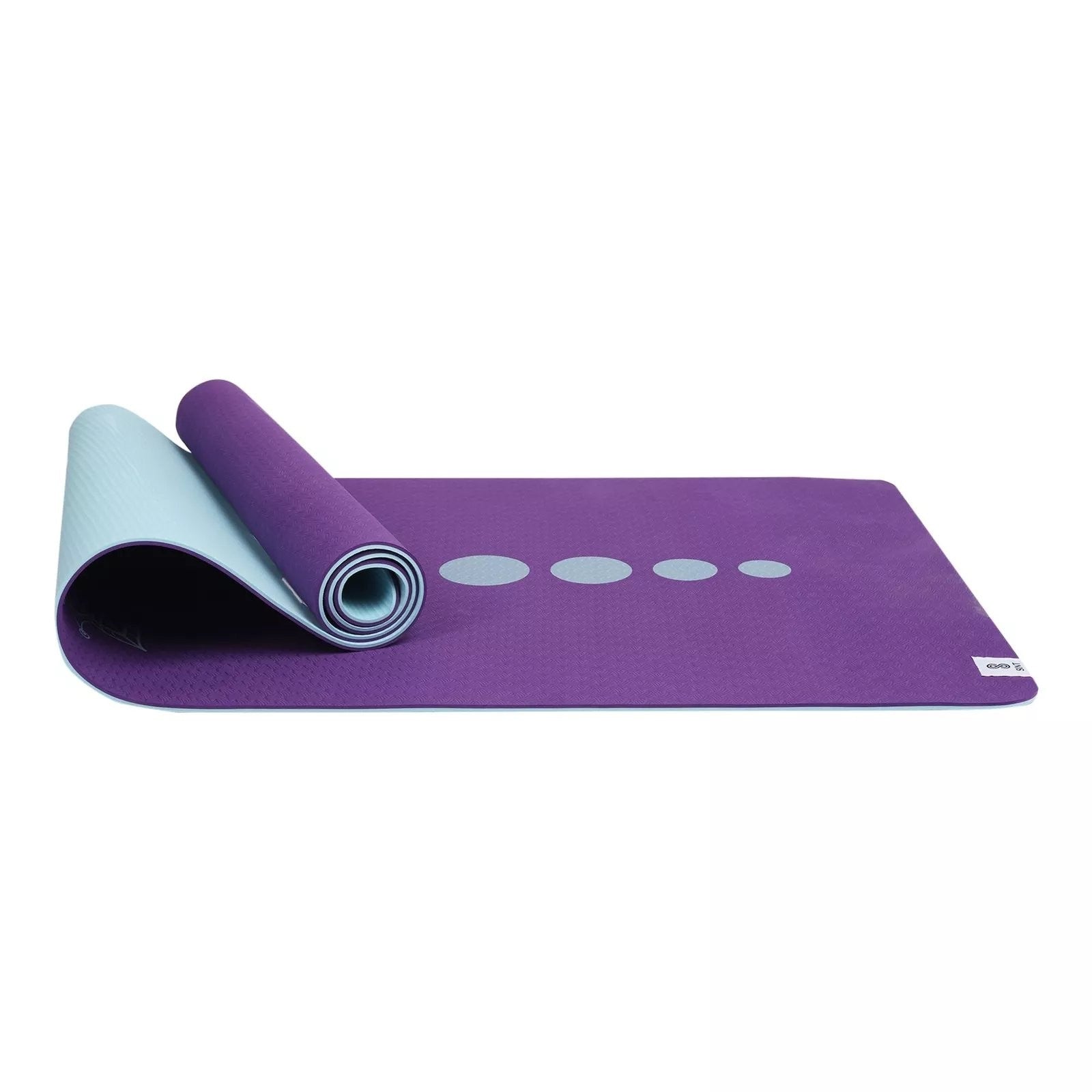 SINT Premium Print Reversible Non Slip Yoga Workouts Mat with Free Tote Bag