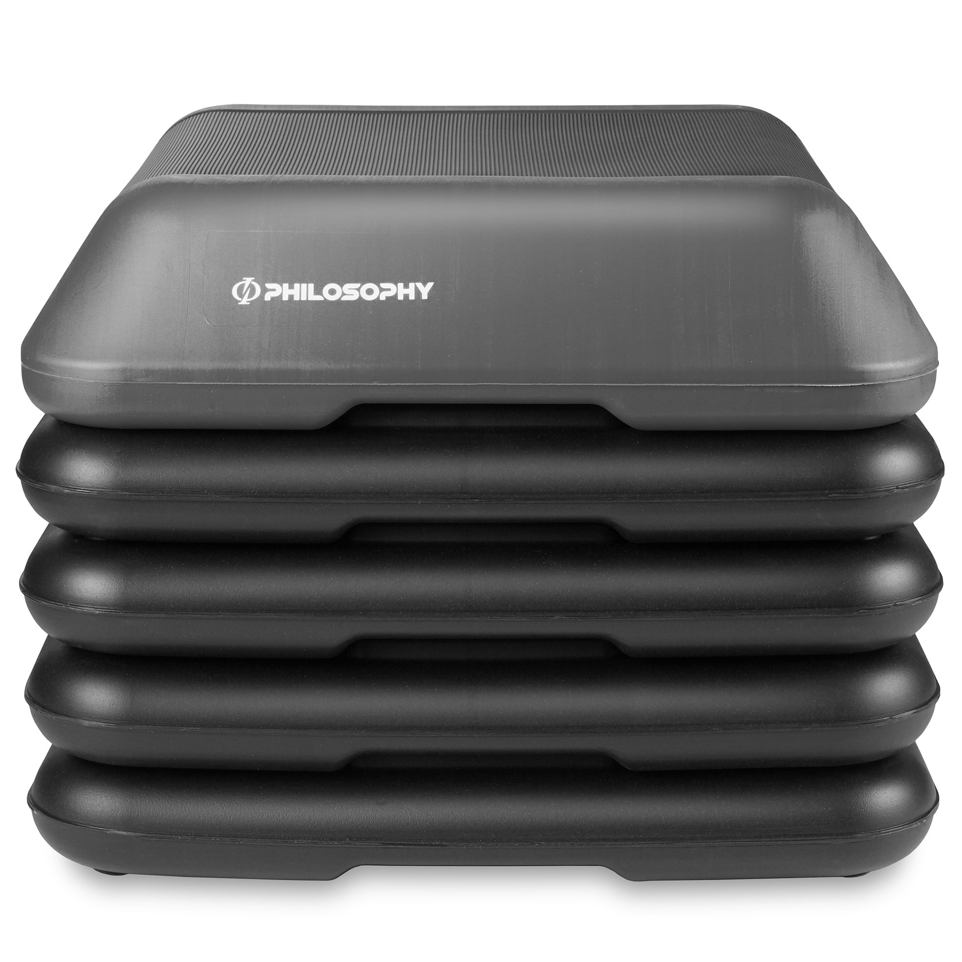 Aerobic Exercise Adjustable High Step Platform, 4 Risers Included