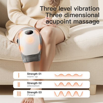 Heated Knee Pad Massager Warm Therapy Brace for Arthritis Joint Pain Care