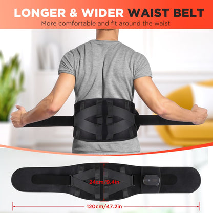 Red Light Therapy Belt Cordless 5000Mah Infrared Waist Wrap Vibration Back Pain