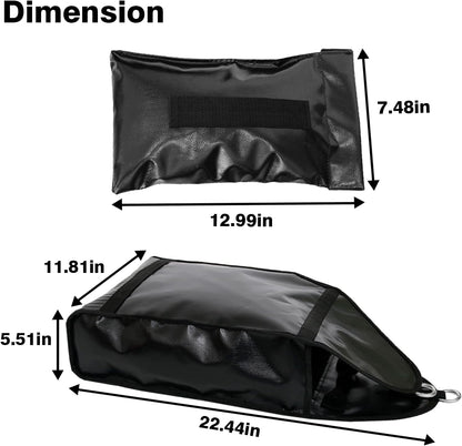 Adjustable Weight Sled Trainer with Sandbags for Speed Training Indoor/Outdoor