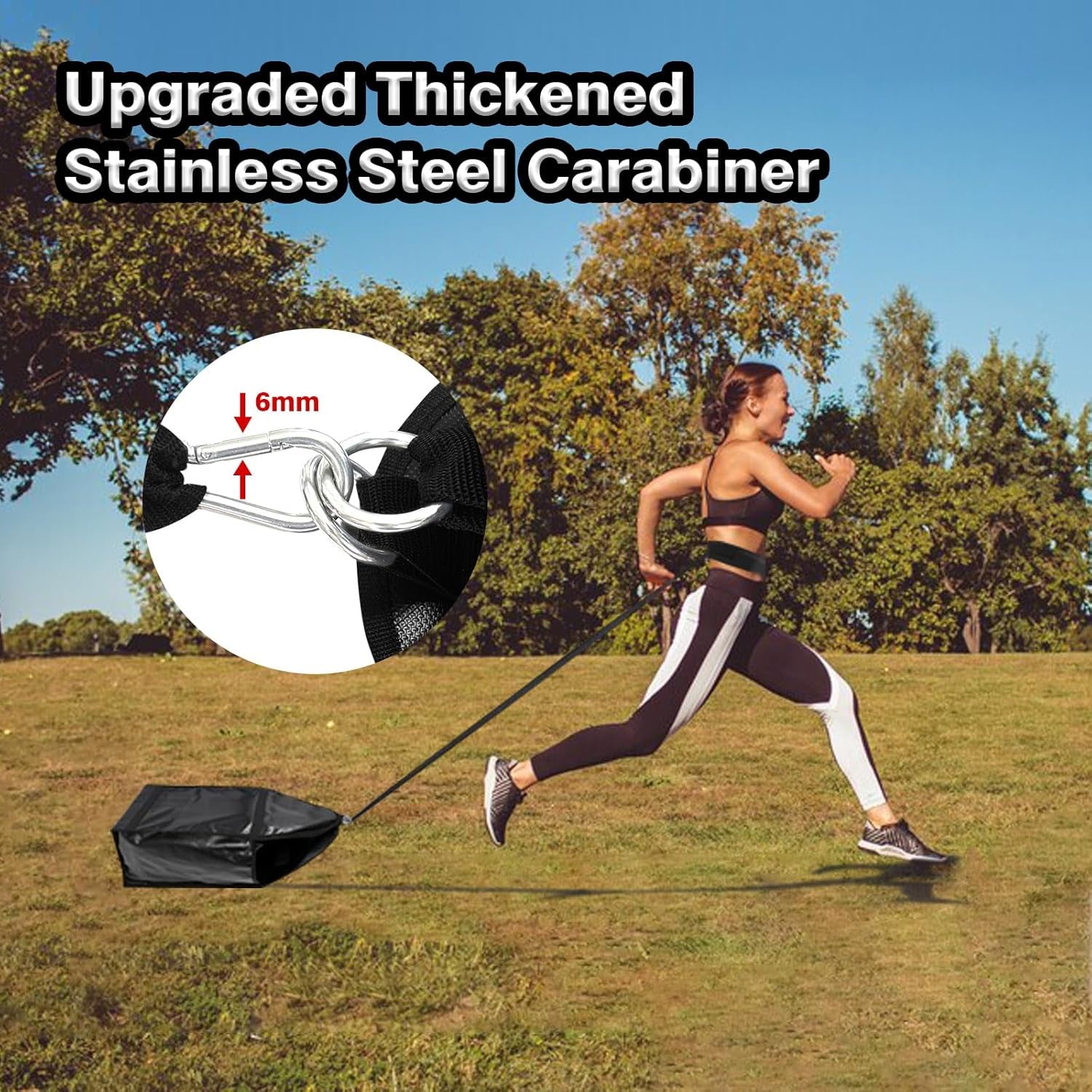 Adjustable Weight Sled Trainer with Sandbags for Speed Training Indoor/Outdoor