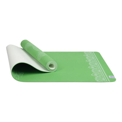 SINT Premium Print Reversible Non Slip Yoga Workouts Mat with Free Tote Bag