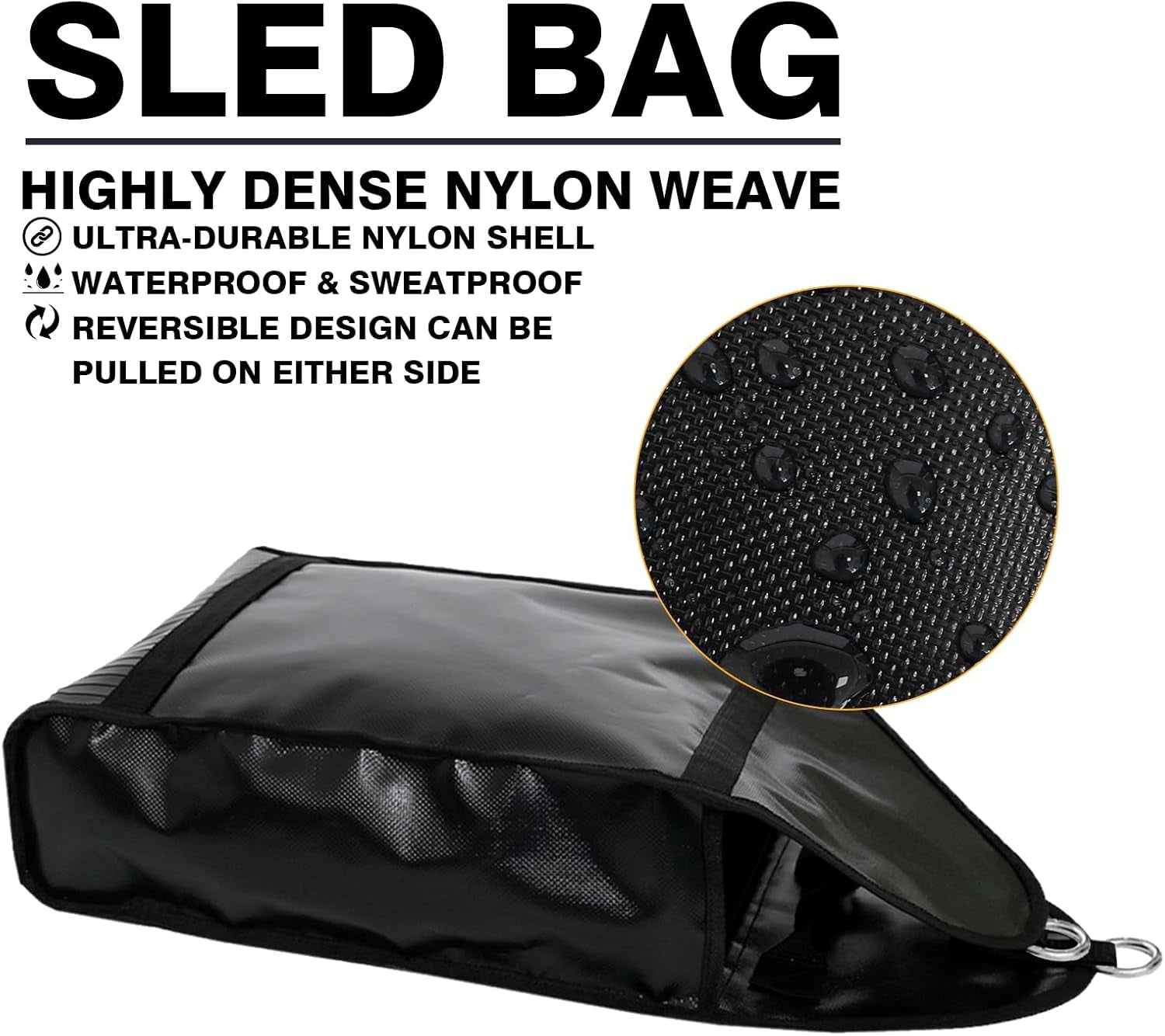 Adjustable Weight Sled Trainer with Sandbags for Speed Training Indoor/Outdoor