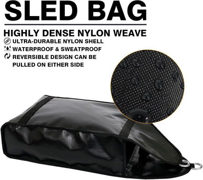 Adjustable Weight Sled Trainer with Sandbags for Speed Training Indoor/Outdoor