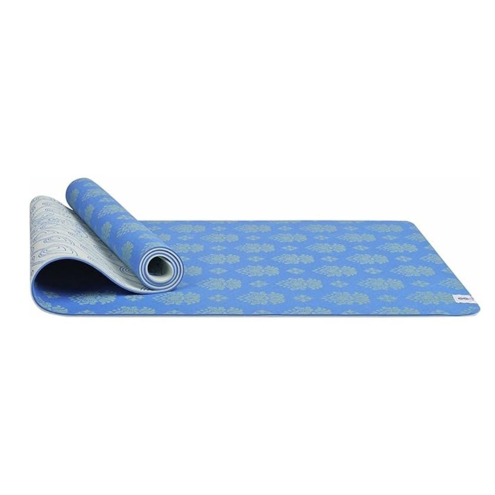 SINT Premium Print Reversible Non Slip Yoga Workouts Mat with Free Tote Bag
