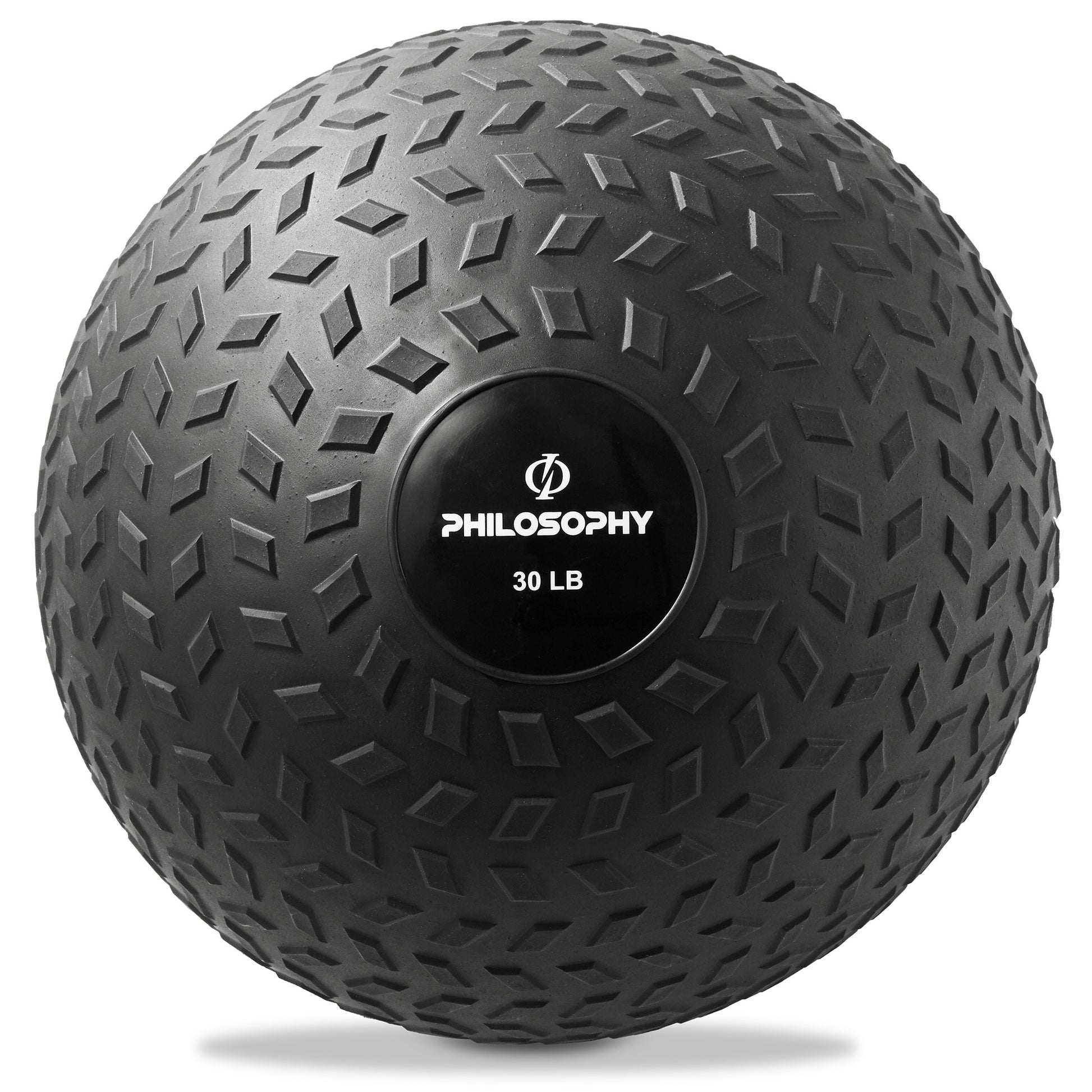 Slam Ball, 10-40 LB - Weighted Medicine Fitness Ball with Easy Grip Tread