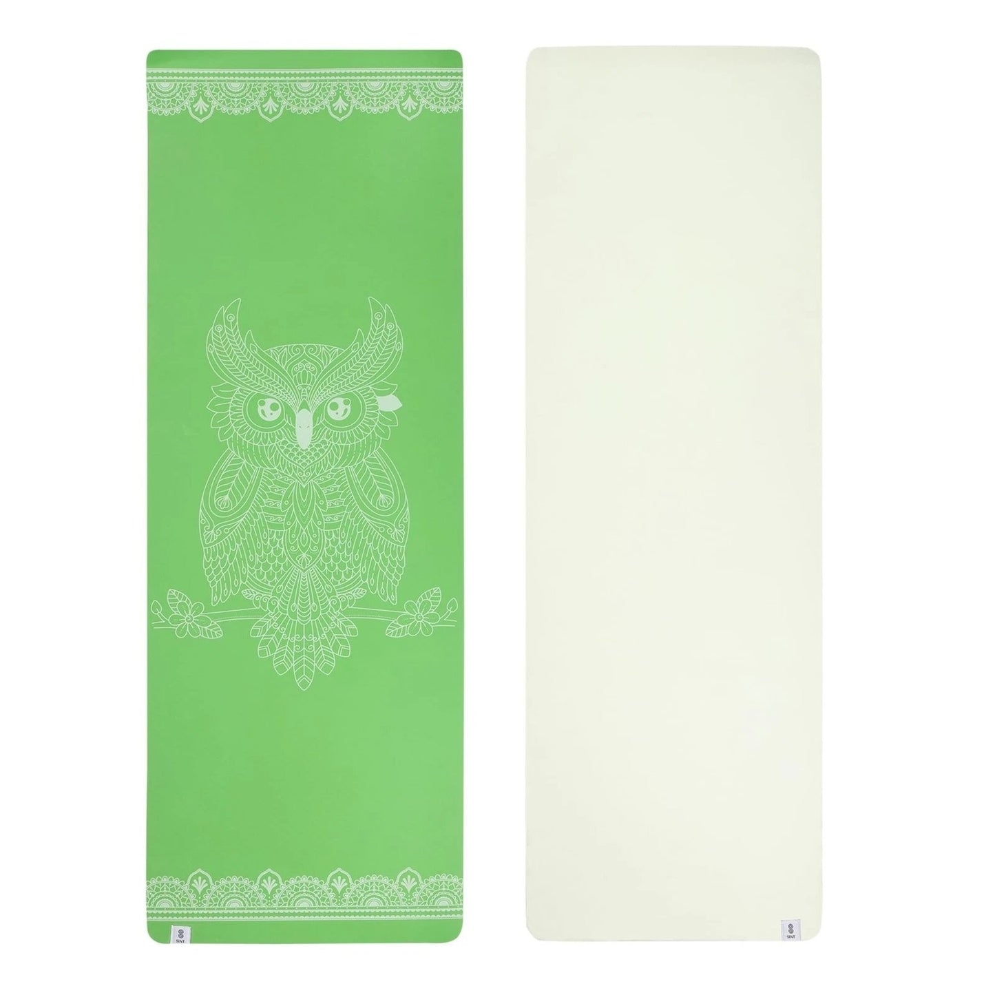 SINT Premium Print Reversible Non Slip Yoga Workouts Mat with Free Tote Bag
