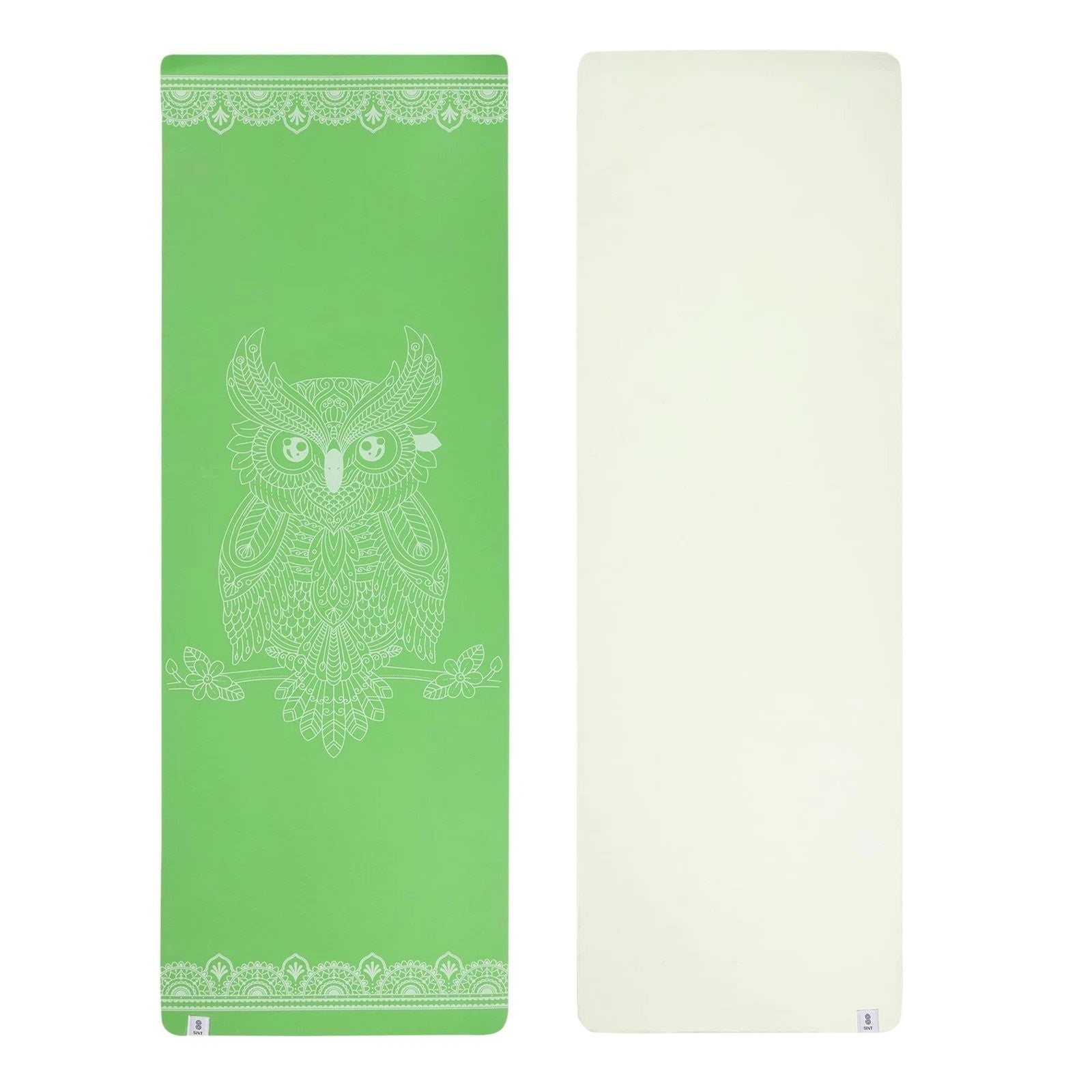 SINT Premium Print Reversible Non Slip Yoga Workouts Mat with Free Tote Bag