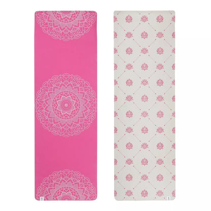SINT Premium Print Reversible Non Slip Yoga Workouts Mat with Free Tote Bag