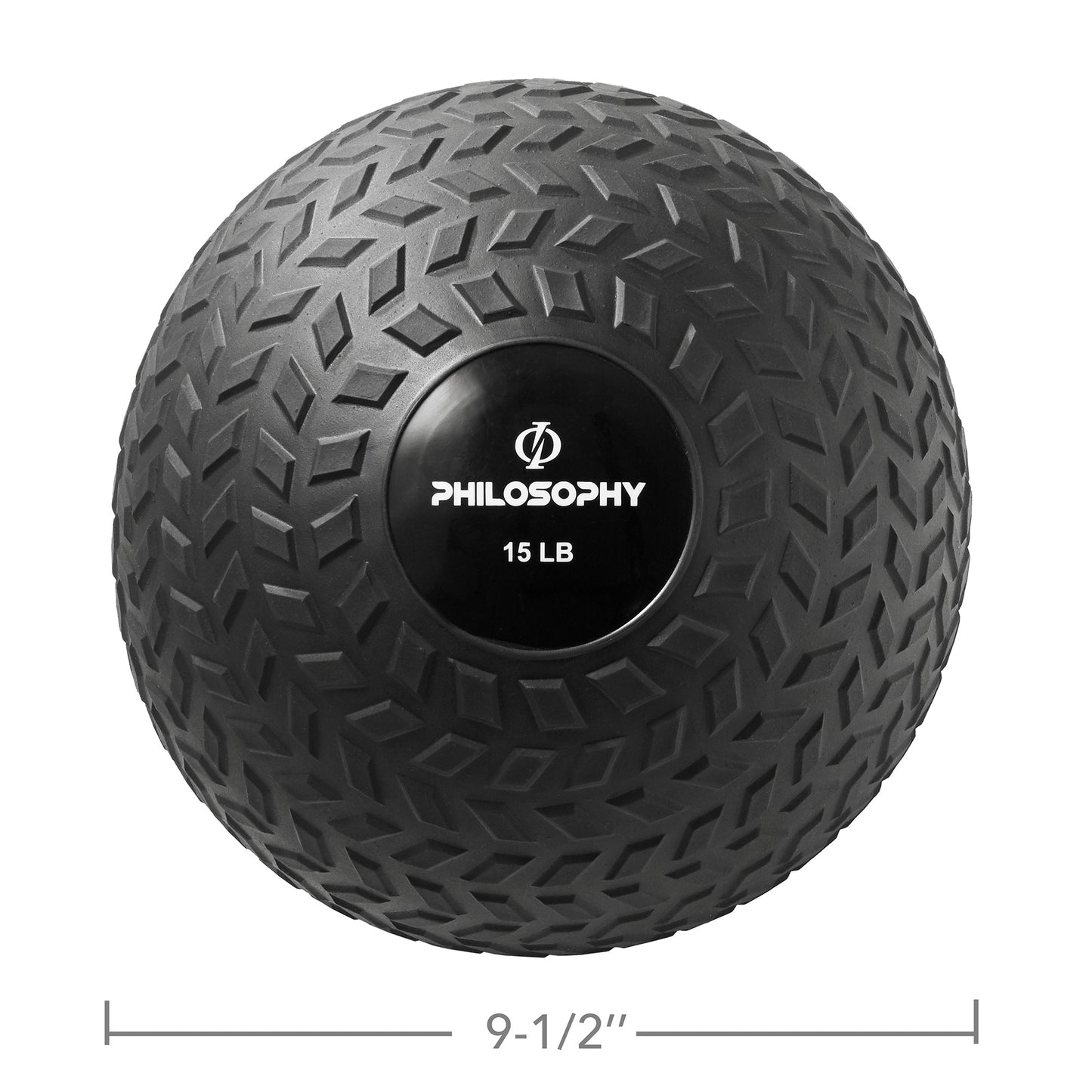 Slam Ball, 10-40 LB - Weighted Medicine Fitness Ball with Easy Grip Tread