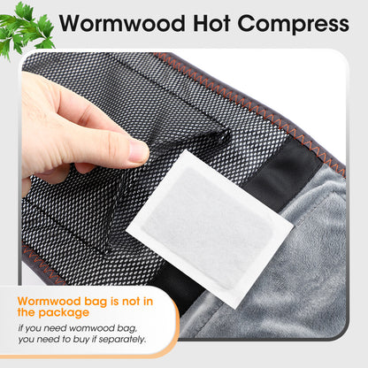 Electric Infrared Heated Waist Belt Vibration Massage for Lower Back Pain Relief